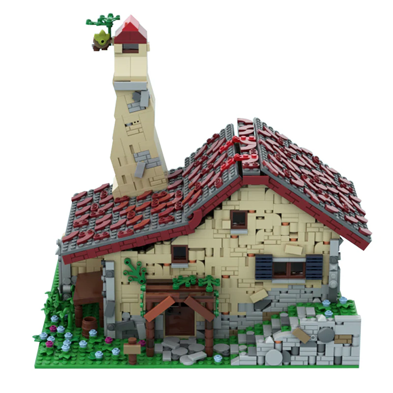 GOBRICKS MOC 129936 Link's House - The Legend Of Zelda Breath Of The Wild - YWOBB