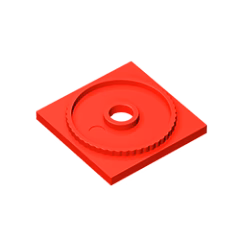 GOBRICKS GDS-893 Turntable 4 x 4 Square Base, Locking - YWOBB