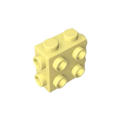 GOBRICKS GDS-90082 Brick Modified 1 x 2 x 1 2/3 with Studs on Side and Ends - YWOBB