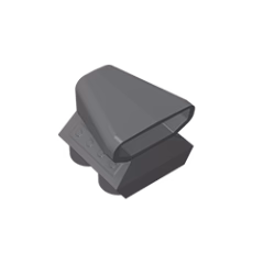 GOBRICKS GDS-1355 Air Scoop Engine Top 2 x 2 - YWOBB