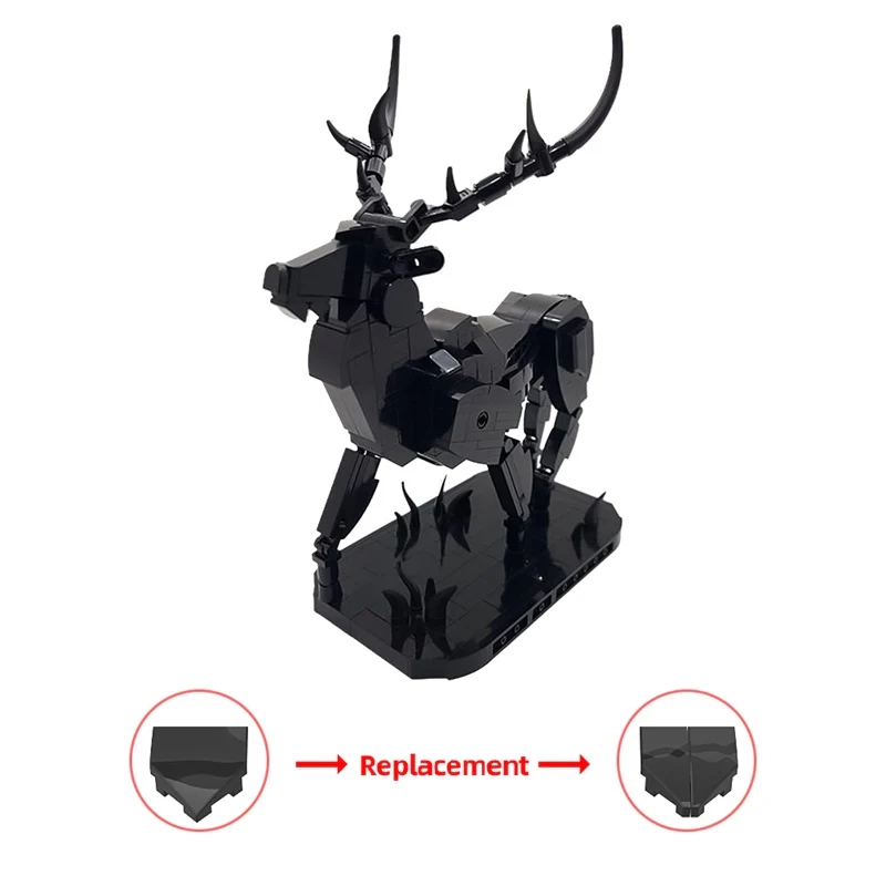 GOBRICKS MOC 143040 Cervus Elaphus - YWOBB