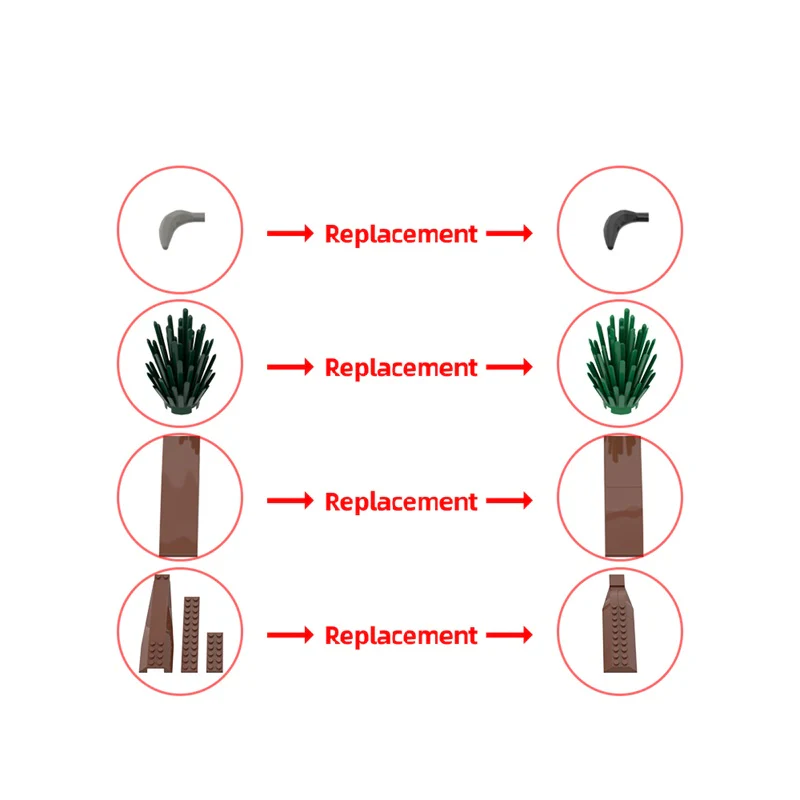 GOBRICKS MOC 175051 Velociraptor Statue - YWOBB