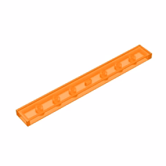 GOBRICKS GDS-565 Tile 1 x 8 - YWOBB