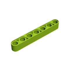 GOBRICKS GDS-665 Liftarm Thick 1 x 7 - YWOBB