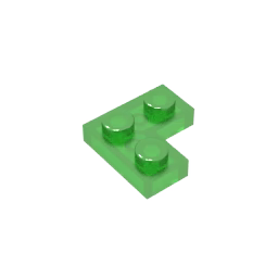 GOBRICKS GDS-585 Plate 2 x 2 Corner - YWOBB