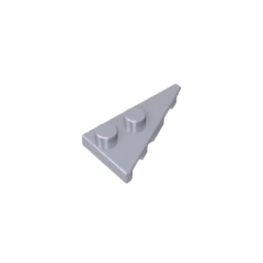 GOBRICKS GDS-90174 Wedge Plate 4 x 2 Right Pointed - YWOBB