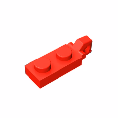GOBRICKS GDS-820 Hinge Plate 1 x 2 Locking with 1 Finger On End - YWOBB