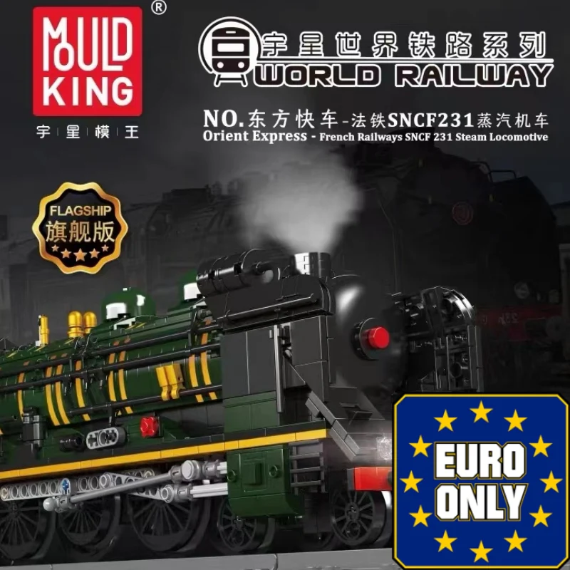 Mould King 12025 Orient Express-French Railways SNCF 231 Steam Locomotive OVP EU Warehouse Version - YWOBB