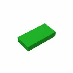 GOBRICKS GDS-566 Tile 1 x 2 - YWOBB