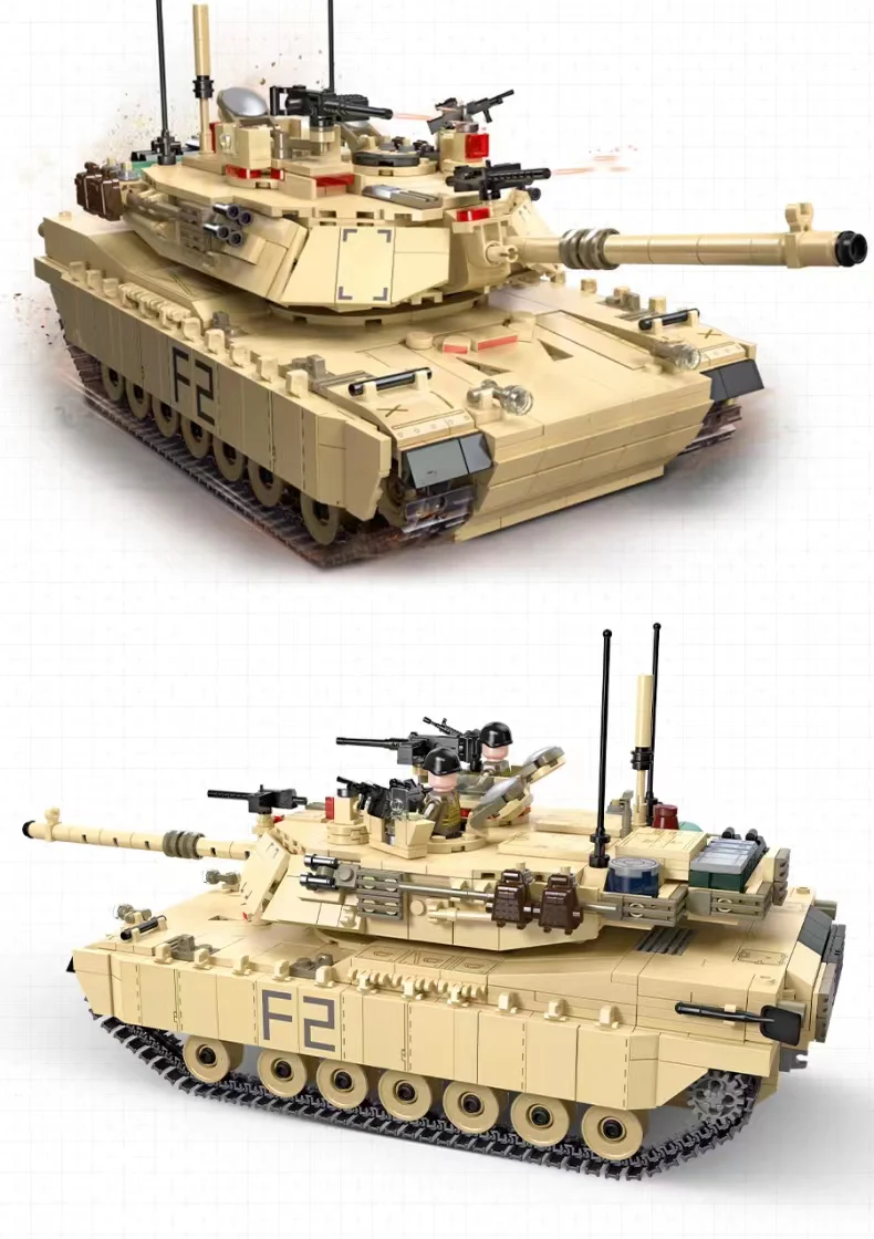 JIE STAR 61041 M1A2 Abrams Main Battle Tank - YWOBB