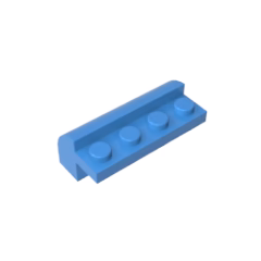 GOBRICKS GDS-712  Curved 2 x 4 x 1 1/3 with 4 Recessed Studs - YWOBB