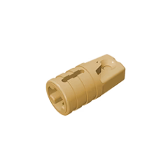 GOBRICKS GDS-1218 Hinge Cylinder 1 x 2 Locking with 1 Finger and Axle Hole on Ends with Slots - YWOBB