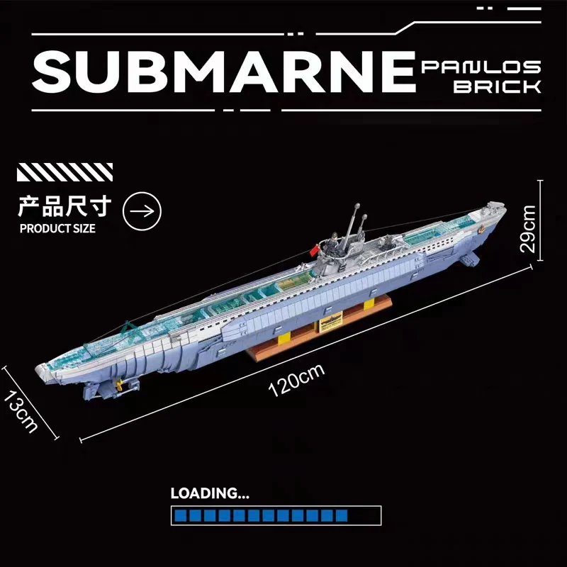 PANLOS 628011 VIIC U-552 Submarine - YWOBB