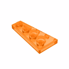 GOBRICKS GDS-549  Plate 4 x 2 Right - YWOBB