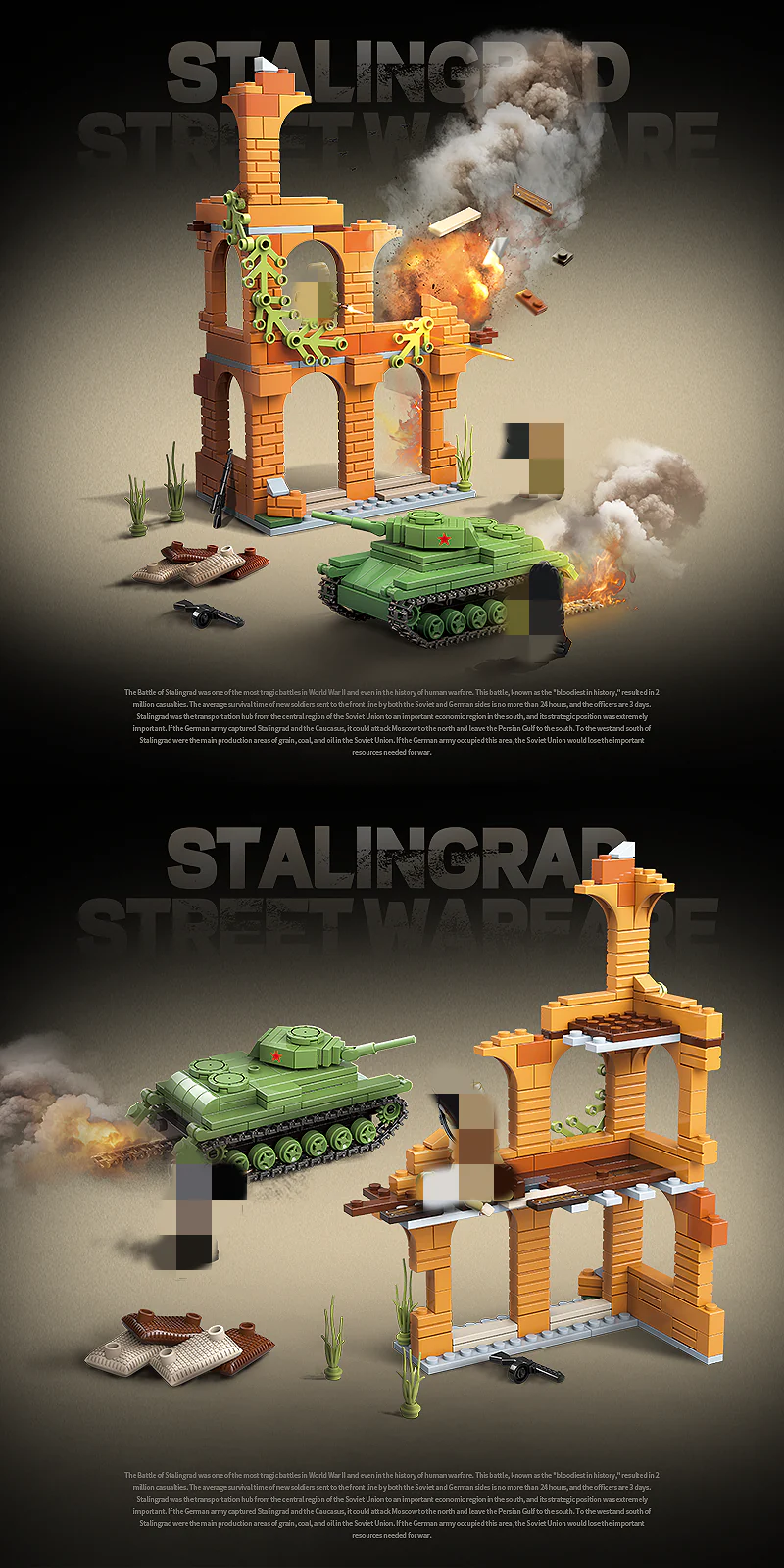 Quan Guan 100114 WWII Stalingrad Street Warfare - YWOBB
