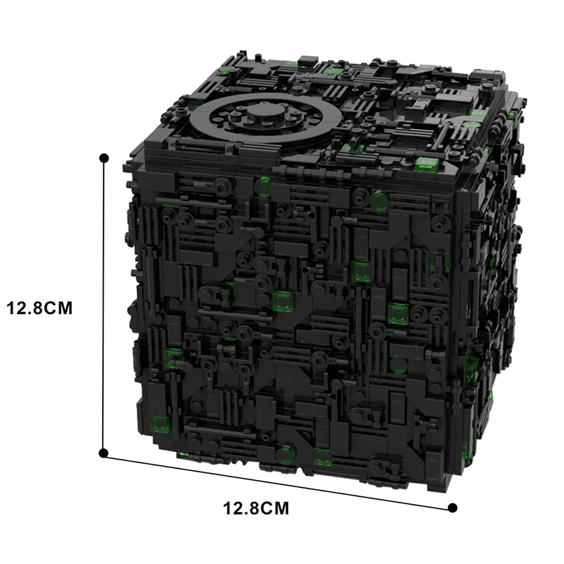 GOBRICKS MOC 112646 Borg Cube (micro) - YWOBB