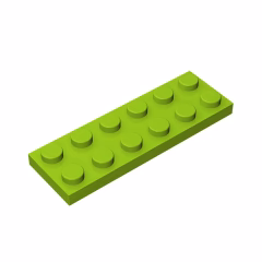 GOBRICKS GDS-512 Plate 2 x 6 - YWOBB