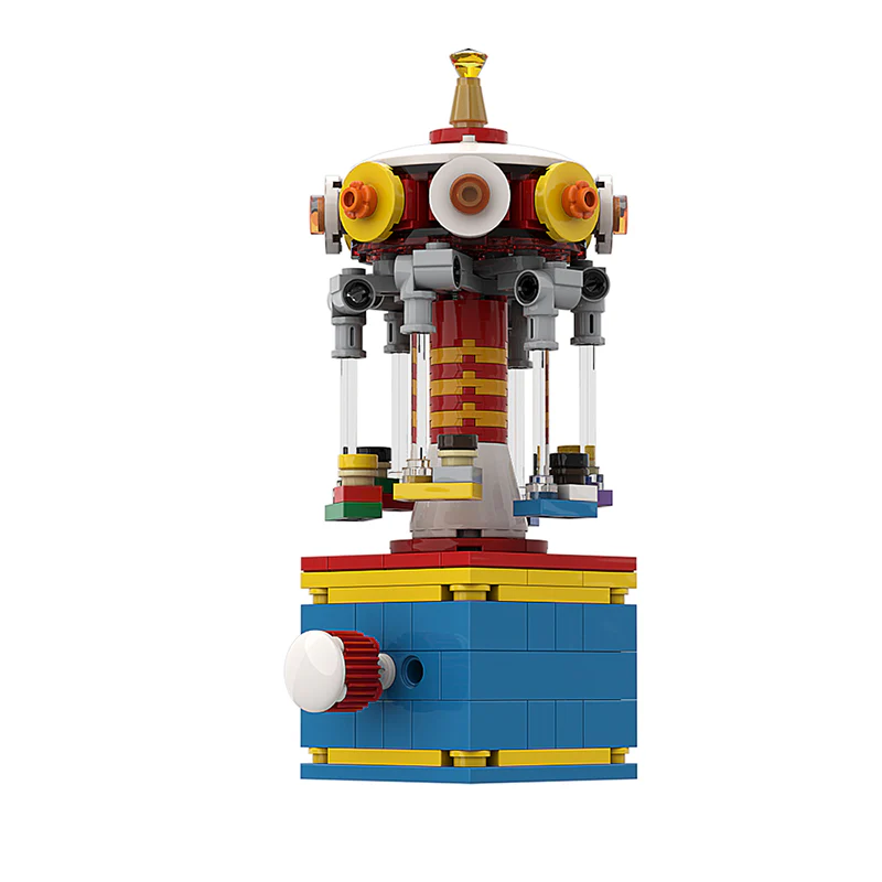 GOBRICKS MOC A0159 swivel flying chair - YWOBB