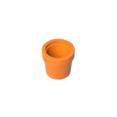 GOBRICKS GDS-M245 Utensil Bucket 1 x 1 x 1 Tapered with Handle Holders - YWOBB