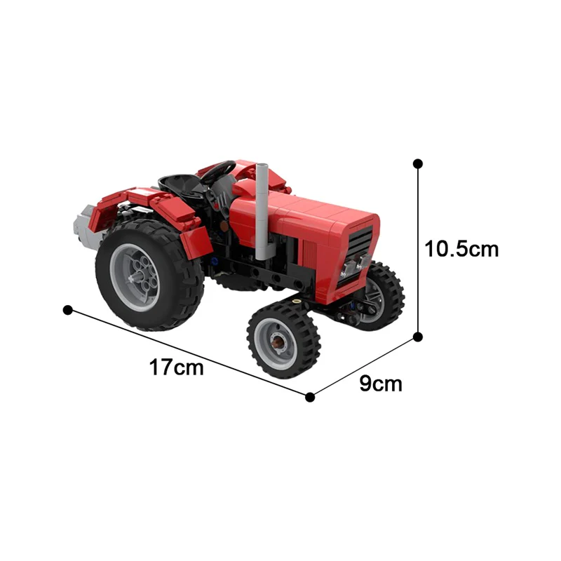 GOBRICKS MOC 169171 Old Tractor MOC - YWOBB