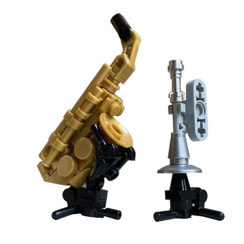GOBRICKS MOC 128041 Saxophone and Trumpet - YWOBB