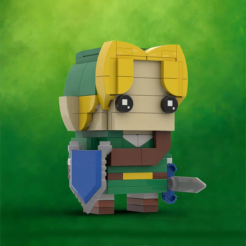 MOC 62351 Link (Ocarina of Time) Brickheadz - YWOBB