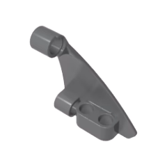 GOBRICKS GDS-90153 Technic Panel Curved #62 5 x 4 Tapered Right - YWOBB