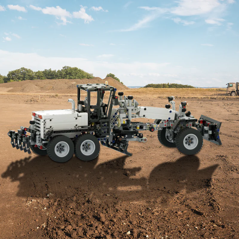 GOBRICKS MOC 184333 Mechanical Grader - YWOBB