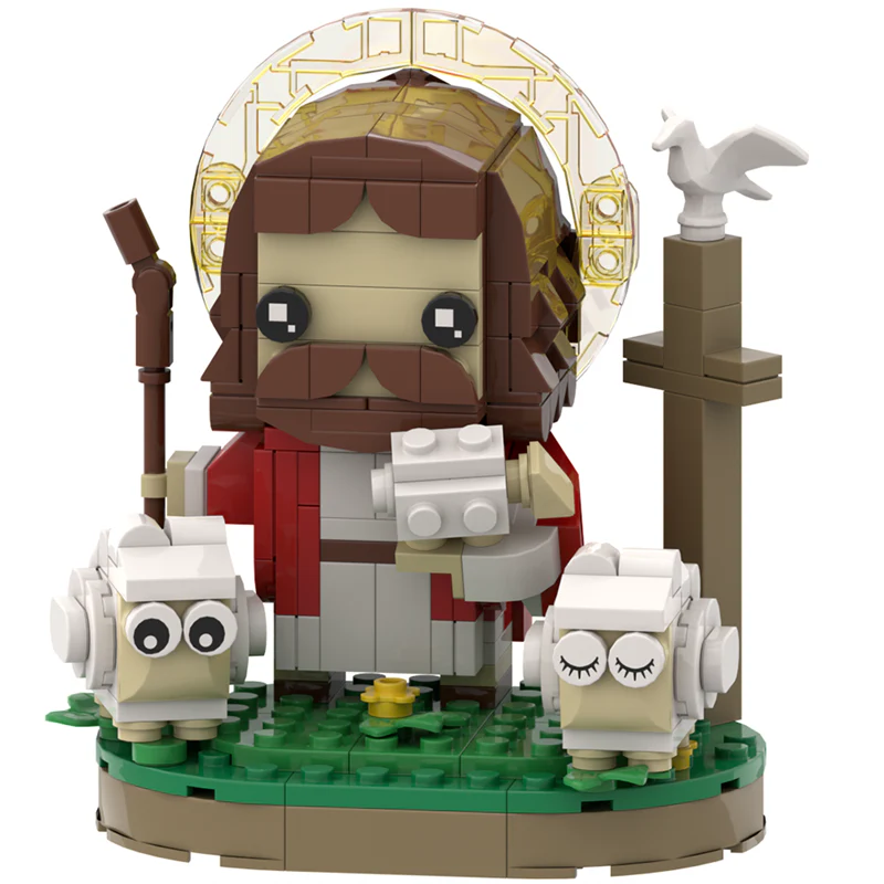 GOBRICKS MOC A0681 Creative Series-Shepherd Jesus - YWOBB