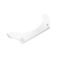 GOBRICKS GDS-1025 Panel Car Mudguard Arched 15 x 2 x 5 Straight Top - YWOBB