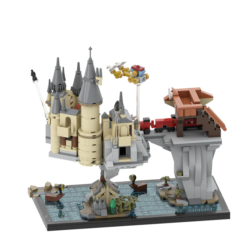 GOBRICKS MOC A0665 Harry Potter - Hogwarts Magic Castle - YWOBB