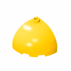 GOBRICKS GDS-1078 Round Corner 3 x 3 x 2 Dome Top - YWOBB
