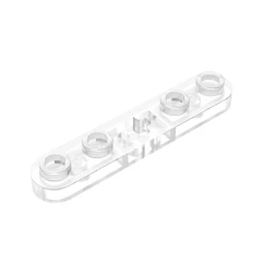 GOBRICKS GDS-900 Plate 1 x 5 with Smooth Ends, 4 Studs and Center Axle Hole - YWOBB