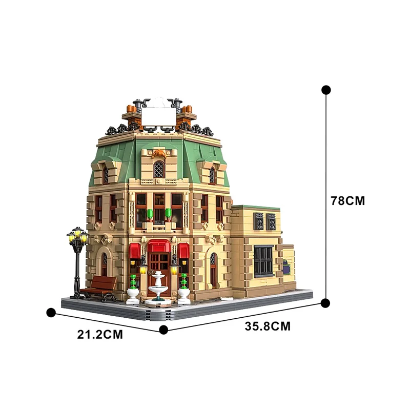 GOBRICKS MOC 160521 Ratatouille - Gusteau's restaurant - YWOBB