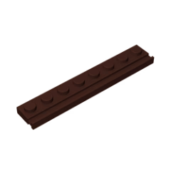 GOBRICKS GDS-1235 Modified 1 x 8 with Door Rail - YWOBB