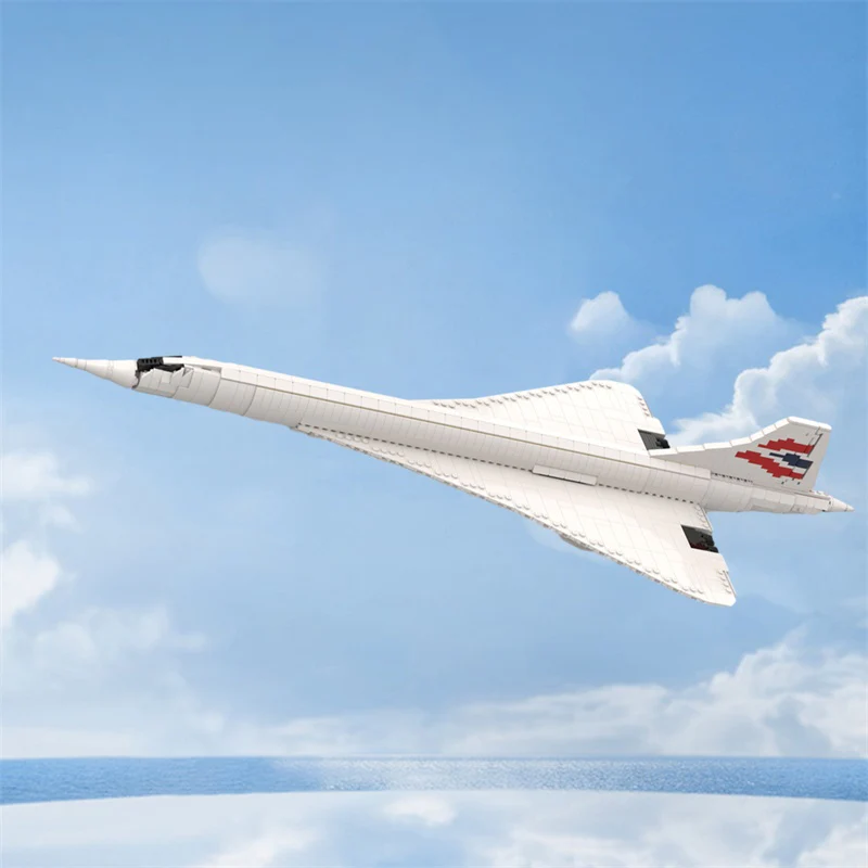 GOBRICKS MOC 100783 Concorde - YWOBB