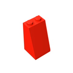 GOBRICKS GDS-1404 Slope 75 2 x 2 x 3 - Solid Studs - YWOBB