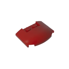 GOBRICKS GDS-1577 Wedge 3 x 4 x 2/3 Triple Curved - YWOBB