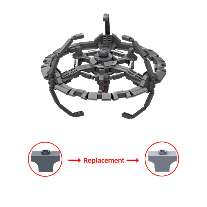 GOBRICKS MOC 64886 Deep Space Nine - YWOBB