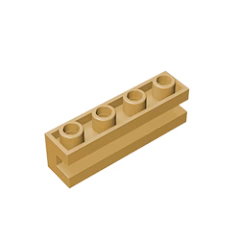 GOBRICKS GDS-1193 Modified 1 x 4 with Groove - YWOBB