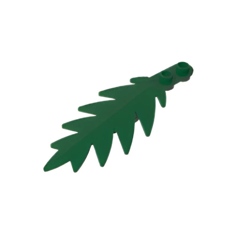 GOBRICKS GDS-1440 Plant Tree Palm Leaf Small 8 x 3 - YWOBB
