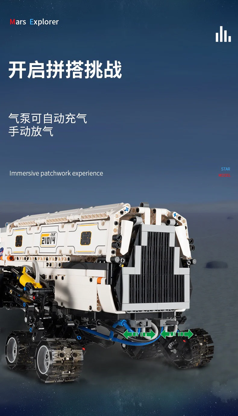 Mould King 21014 Mars Explorer - YWOBB