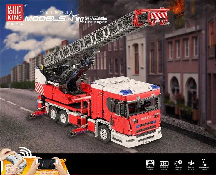 Mould King 17022 RC Fire Engine OVP EU Warehouse Version - YWOBB