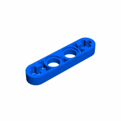 GOBRICKS GDS-690 Liftarm Thin 1 x 4 - Axle Holes - YWOBB