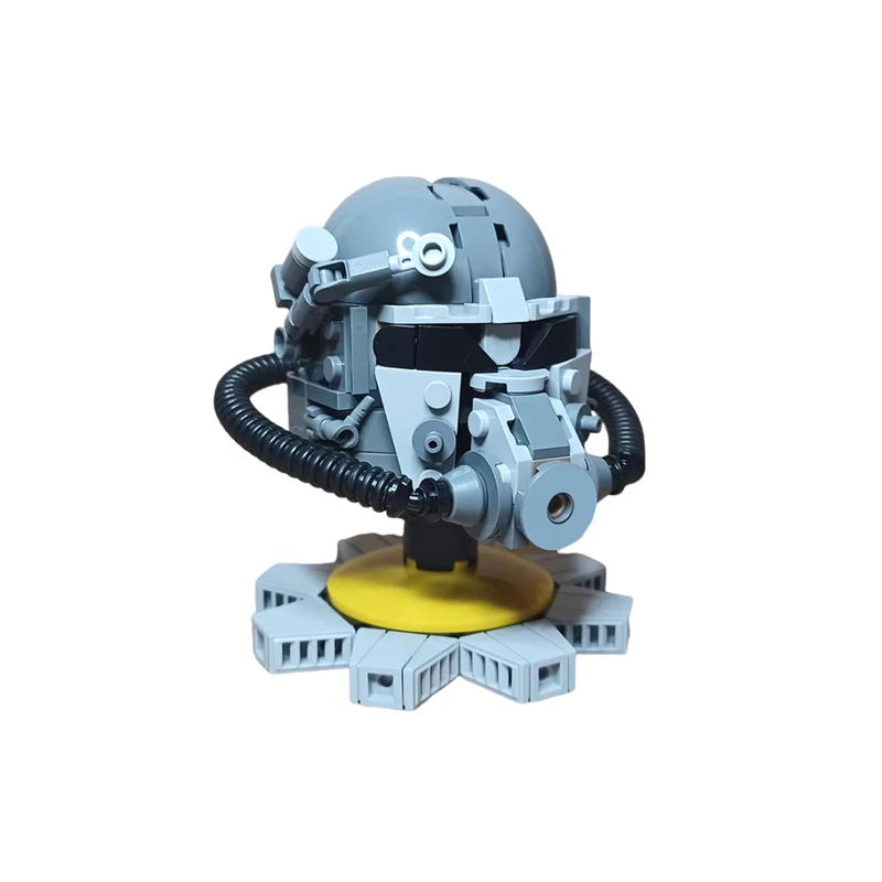 GOBRICKS MOC 181288 T-60 Power Armor Helmet - YWOBB
