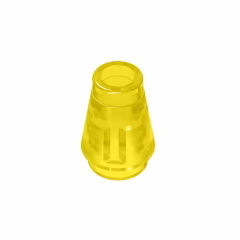 GOBRICKS GDS-606 Cone 1 x 1 without Top Groove - YWOBB