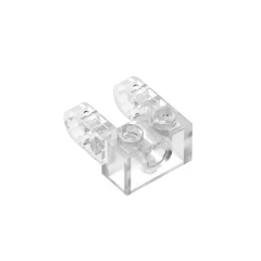 GOBRICKS GDS-1073 Brick 1 x 2 with Hole and Dual Liftarm Extensions - YWOBB