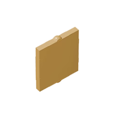 GOBRICKS GDS-791 Glass for Window 1 x 2 x 2 Flat Front - YWOBB