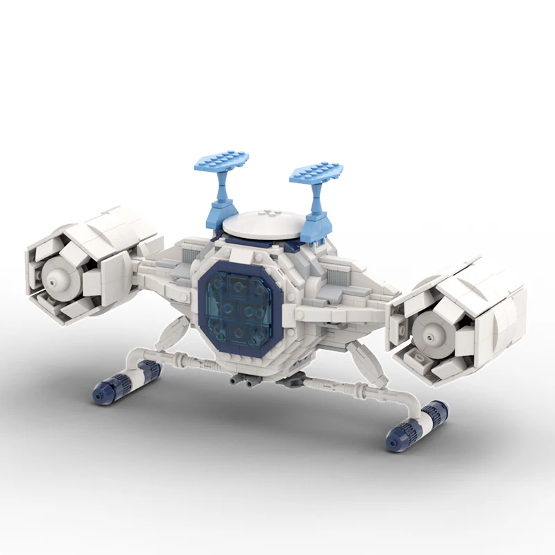 MOC C9293 Space commandos, Captain Iron (small auxiliary shuttle) - YWOBB