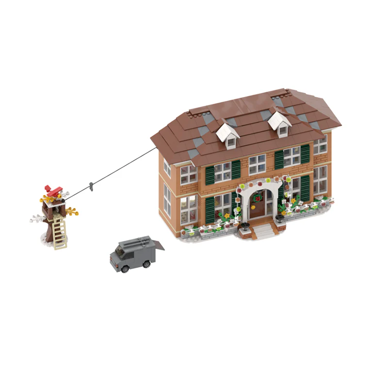 GOBRICKS MOC A0673 Home Alone �?Kevin’s House - YWOBB